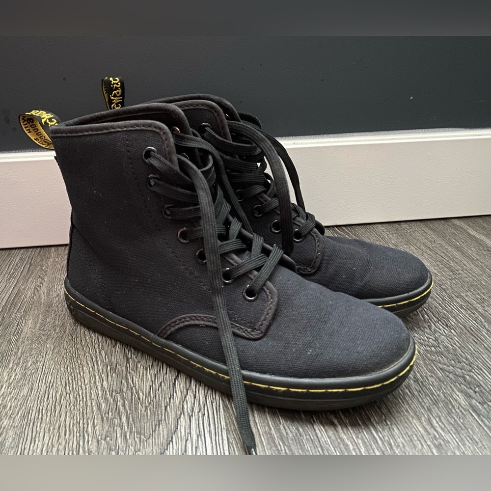 Dr. Martens Womens Canvas Boots